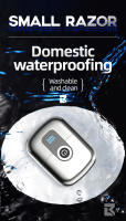 Mini afeitadora eléctrica, afeitadora de barba portátil para el hogar con carga rápida para hombres，Regalos para el día del padre。 - details 9