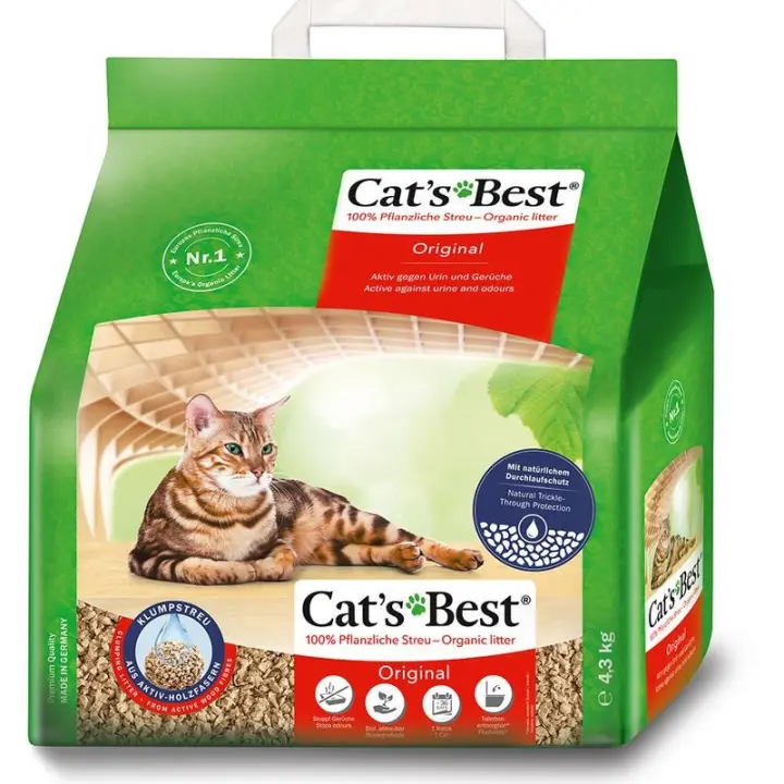 Cat´S Best Original. Arena Ecologica Aglomerante Para Gatos 4,3 Kg - 1