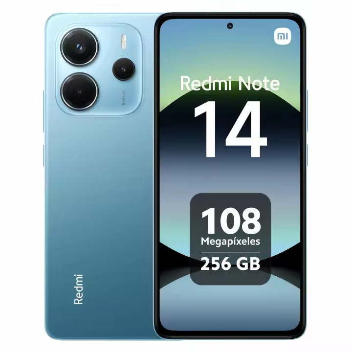 Móvil - Xiaomi Redmi Note 14, 256 GB, 8 GB RAM, 6.67" AMOLED FHD+, MediaTek Helio g99-Ultra, 5500 mAh - 1