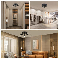 Lámpara Colgante LED Rotativa Multihead GU10 Para Techo Luz De Punto Para Sala De Estar Cocina Dormitorio Moderna Y Eficiente - details 45