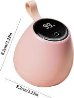 Afeitadora y quitapelusas para telas - Pantalla de potencia - Cuchilla de seis dientes - Ultrasilenciosa - Diseño 2 en 1 para eliminar bolas y pelusas opresivas - Quitapelusas eléctrico portátil con carga USB - details 3
