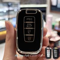 Cubierta De Llave Para Coche Lanyard De Cadena Con Llavero Para Hyundai Azera Elantra GT Equus Genesis Santa Fe Tucson Veloster Veracruz Kia 2007-2017 - details 5