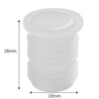 10Pcs Tapón De Botella De Plástico Rojo Para Vino Tapón Transparente Con Agujero Para Sal Resistente Al Polvo Fácil De Retirar - details 0