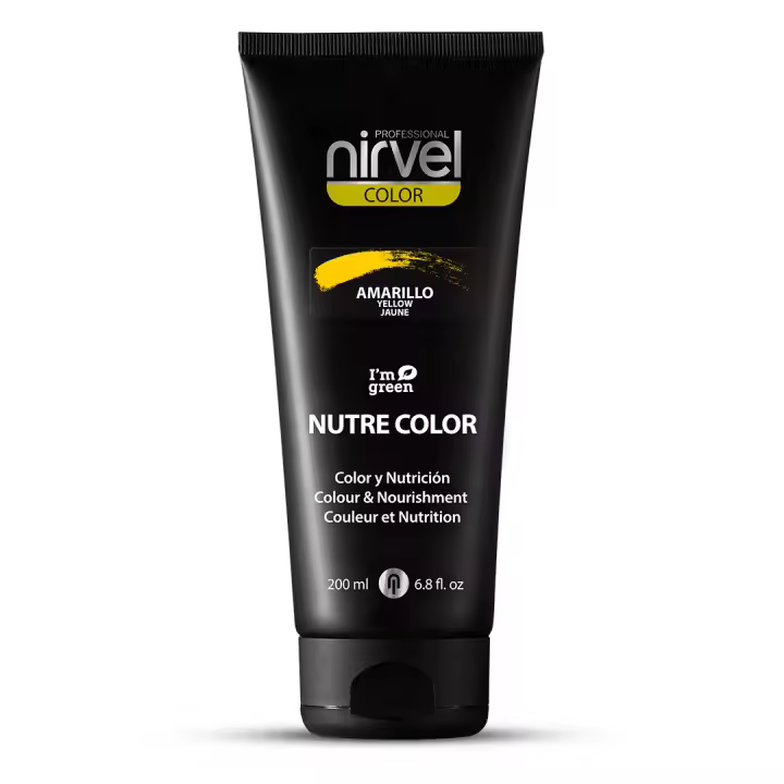 Mascarilla Nirvel Nutre Color 200mL Todos los Colores - Mascarilla de Color - Coloración Temporal para el Cabello - Color y Nutrición - 1