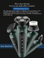 Afeitadora Eléctrica 9D Para Hombres Recargable Impermeable Trimmer De Rotación Para Uso Seco Y Húmedo Batería Recargable - details 11