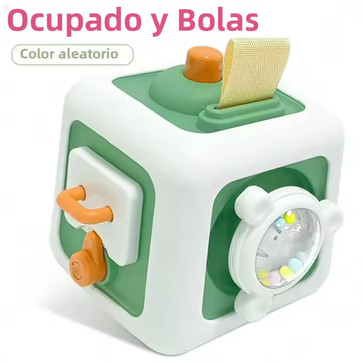 Juguete Educativo Sensorial Montessori Para Bebés Cubo De Actividades Para Practicar Habilidades Matemáticas Y Motoras Finales Regalo Para Niños Y Niñas - 1