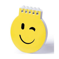 Libretas emoticonos. Con 40 hojas lisas para que los niños disfruten dibujando. Un detalles perfecto para entregar a niños y niñas en fiestas de cumpleaños, colegios, guarderías y eventos infantiles. Medida: 8 x 9 cm. - details 2