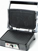 Parrilla eléctrica de contacto 3 en 1, Grill, Pannini y Plancha de asar, Regulador de Temperatura, Apertura 180º, Superficie 28,7 x 17 cm, Acero/negro, Easy Grill Doss, de XSQUO Useful Tech - details 6