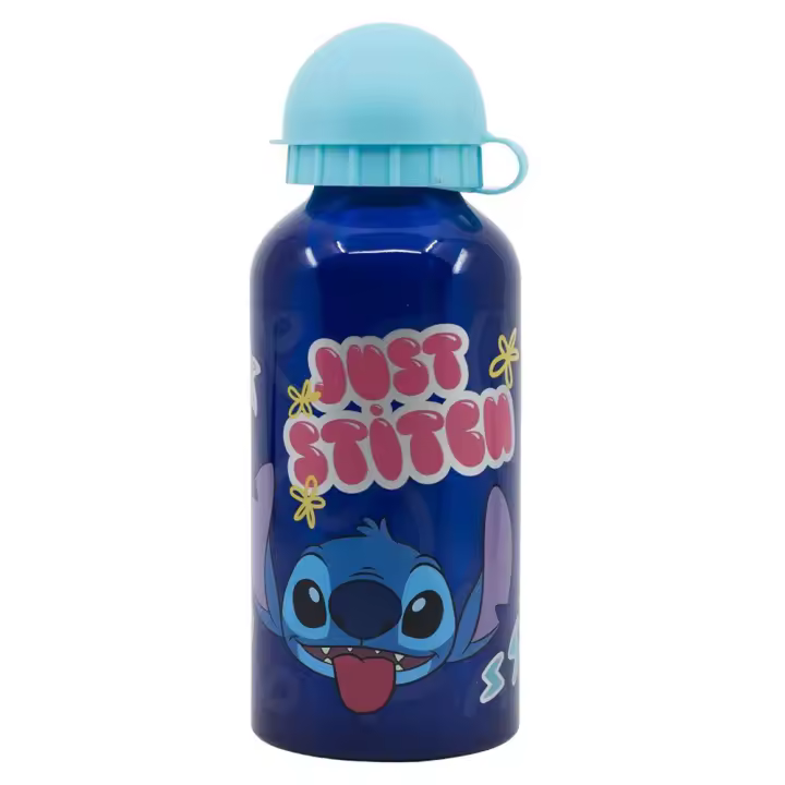 Botella Aluminio Stitch Palms 400 ml. (Stor 75034) - 1