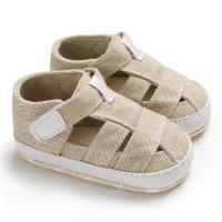 Zapatillas De Bebé Para Primeros Pasos Niños Y Niñas Algodón Transpirable Verano Playa Moda Suela Suave Sandalias Comienzo Del Caminar - details 20