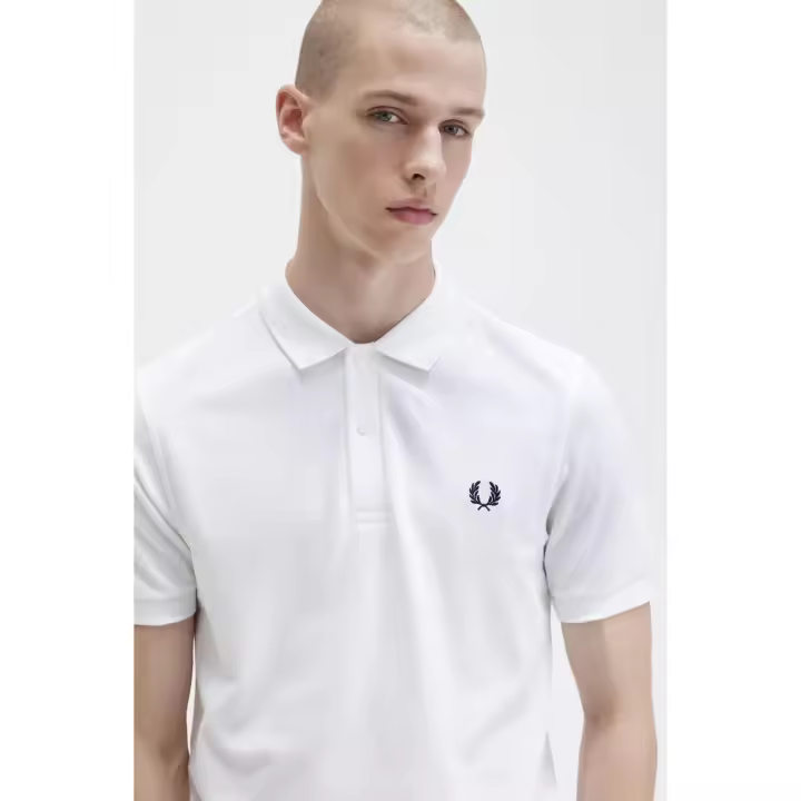 POLO FRED PERRY M/C SIN FRANJA BLANCO - 1