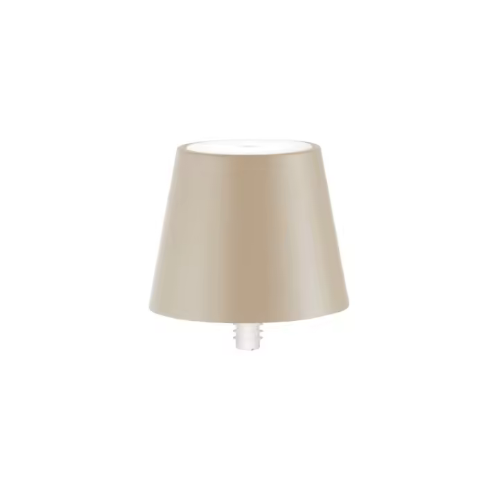 Lámpara LED Poldina STOPPER de Azafrán, recargable y portátil, color Arena, con hatería hasta 12 Horas - 1
