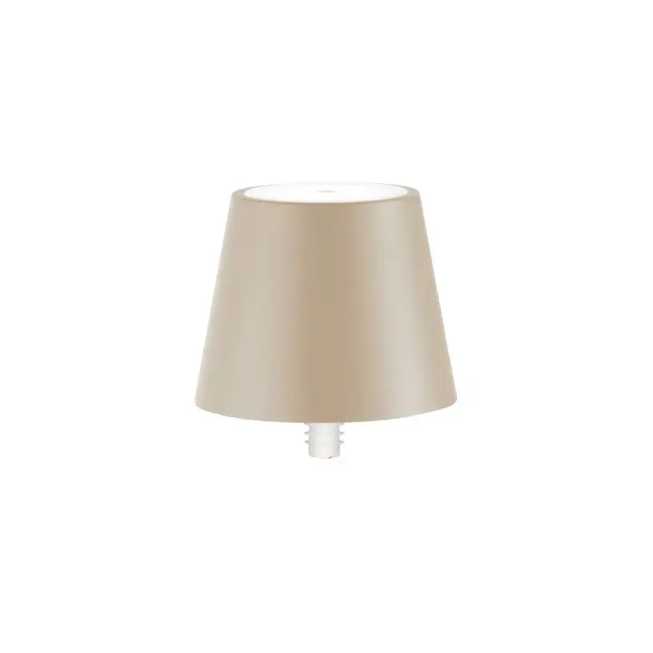 Lámpara LED Poldina STOPPER de Azafrán, recargable y portátil, color Arena, con hatería hasta 12 Horas - 1