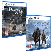 PlayStation GOD OF WAR RAGNARÖK PS5 + DEMON'S SOUL REMAKE PS5 - Dos Grandes éxitos Juntos en un Pack - details 0