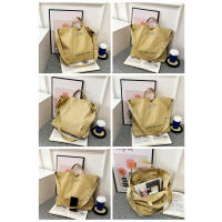 Bolso De Hombro Para Mujer De Lona De Alta Calidad 2023 Bolsa De Compras Estudiantes Bolso De Libros De Algodón Gran Tote Para Niñas Monedero - details 34