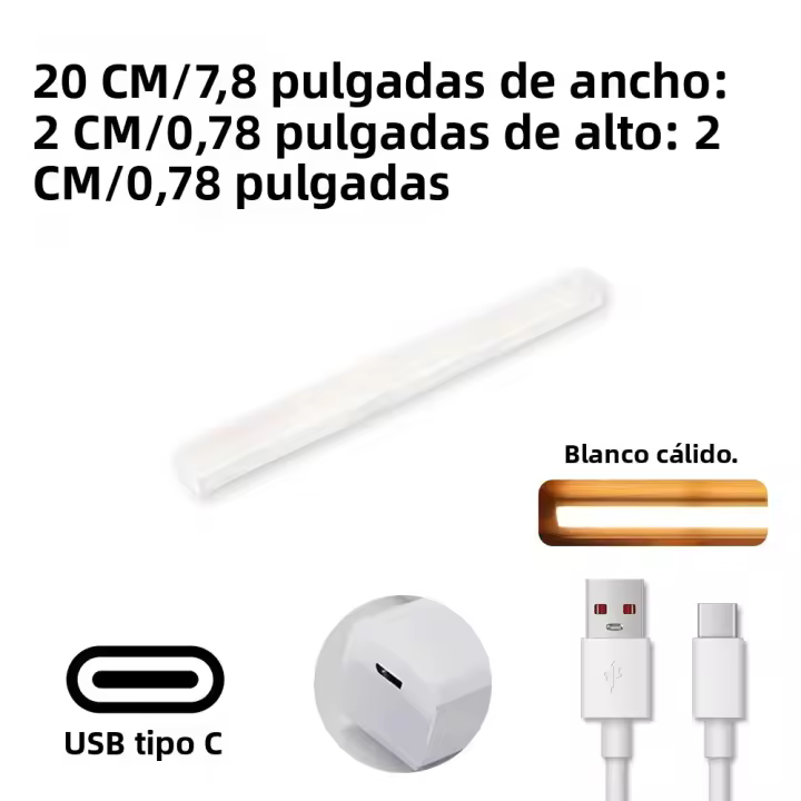 Luz De Sensor De Movimiento LED Luz Nocturna USB Para Armario De Cocina Y Dormitorio Iluminación Interior Sensor - 1