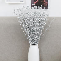 Flores Artificiales De Cerezo Para Vaso Decoración De Navidad Regalo De Fiesta Boda Casa Habitación Año Nuevo Plantas Falsas - details 7