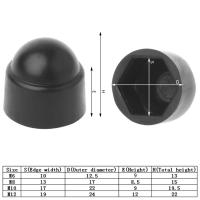 Cubiertas De Tornillo De Plástico De Alta Calidad Para Toyota Corolla Rav4 Yaris Tamaño M4 M5 M6 M8 M10 M12 Protección Hexagonal - details 11