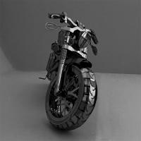 Kit De Modelos De Rompecabezas 3D De Metal Para Motocicleta DIY Puzle Láser Juguete Para Niños Material De Metal - details 2