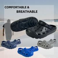 Sandalias De Hombre Casual Con Plataforma Clogs De EVA Antideslizantes Para Playa Y Exterior Con Agujeros Multifuncionales Zapatos De Verano Para Niños - details 2
