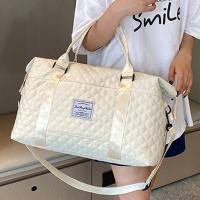 Bolsa De Viaje De Capacidad Grande Weekender Con Compartimento Para Zapatos Deportes Y Fitness Para Mujeres Bolsa De Mano - details 12