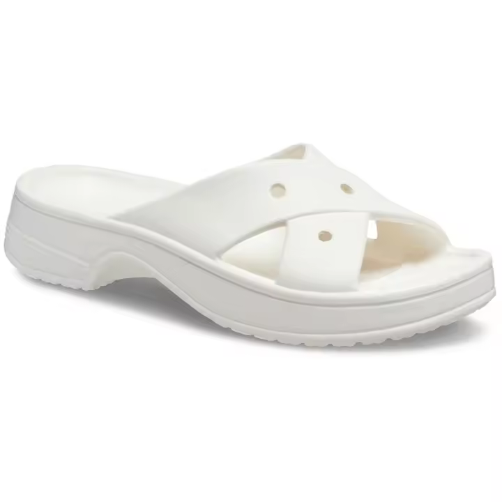 Calzado mujer Chanclas Crocs Chanclas Cross Strap Blanco - 1