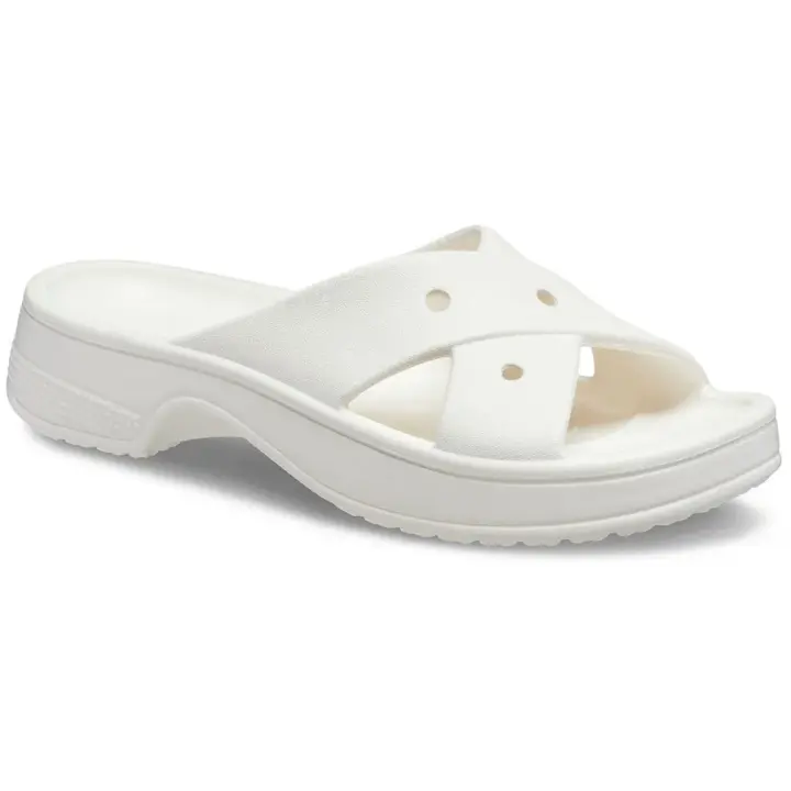 Calzado mujer Chanclas Crocs Chanclas Cross Strap Blanco - 1