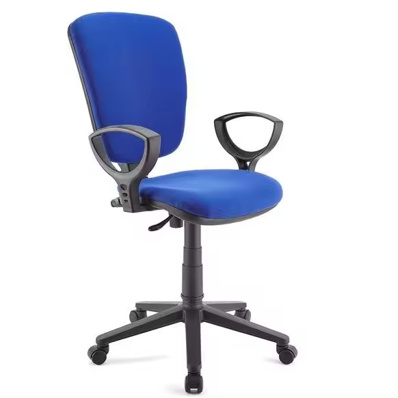 SILLA OPERATIVA MOD. RUDY, CON BRAZOS FIJOS Y REGULACION EN ALTURA - 1