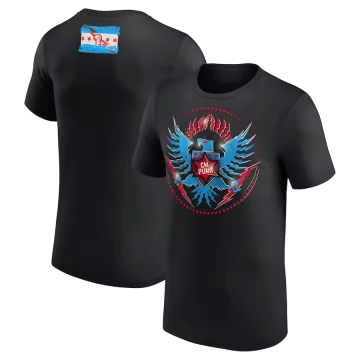 Camiseta De Algodón CM Punk Wrestler Para Hombre Y Mujer Estilo Retro Vintage Manga Corta Transpirable Marca De Lujo Casual Para Todas Las Estaciones - 1