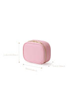 Bolso De Maquillaje Con Espejo LED Ajustable 3 Colores Recargable Caja De Joyas Organizador Con Espejo LED Para Regalo De Navidad - details 14
