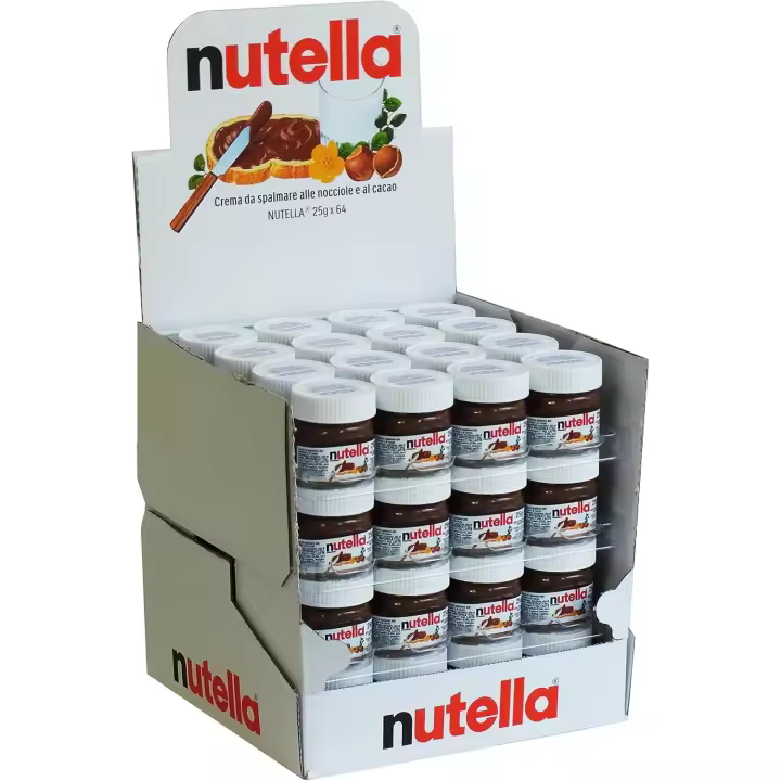 Nutella - Mini Paquetes 64 x 25g  Perfecto para Desayunos y Snacks - 1