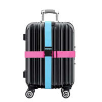 Correa De Viaje Ajustable De Nylon Para Maleta Con Hebilla De Cinturón De Equipaje 2 Piezas Accesorio De Viaje Para Empaquetar - details 10