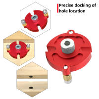 Kit De Guía Para Taladro De Agujeros Verticales Juego De Herramientas De Aleación De Aluminio Self-Centering Para Trabajos De Madera - details 3