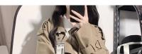 EVNISI Chaqueta De Trench Elegante Para Mujer Doble Botón Slim Con Cinturón Estilo Oficina Elegante Viento Otoño Invierno Calle 2024 - details 4