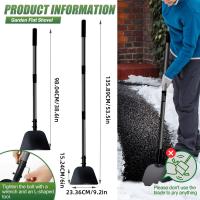 Shovel Plana Para Limpieza De Exterior Y Jardín Escarificador De Hielo Y Malezas Herramienta Para Caminos Eliminación De Nieve Y Escarificador De Piso - details 4
