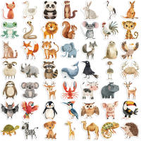 50pcs Pegatinas De Animales Para Niños Lindas Pinturas De Libros Decoración Aesthetic Para Equipaje Y Patineta Juguete De Graffiti Para Niñas Y Niños - details 6