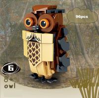 Bloques De Construcción Creativos Figuras De Animales Aves Cerdos Papagayos Gansos Modelos Educativos Cognitivos Para Niños - details 12