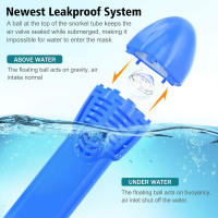 Máscara De Snorkel Con Visión Amplia Antifog Y Antirotura Para Adultos Y Adolescentes Con Montura Desmontable Para Cámara - details 6