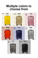 S7 STAR LG61377-LG61409 Maleta ABS Juego 3pcs de Viaje, Cabina Rígida de Moda con 4 Ruedas Giratorias 360º Extraíbles, Trolley Set Equipaje Resistente Color Puro 20+24+28in, Maleta Trolley Ligero Duradero - details 3