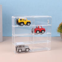 Caja De Almacenamiento Para Coches a Escala 1:64 Con 8 Ranuras Transparentes Protector Contra Polvo Para Colección De Juguetes - details 12