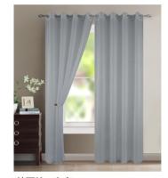Cortina de visillo estampada brillo  translucido 100% poliéster para salón y dormitorio.140x260cm.1 panel. - details 10