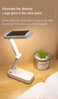 Lámpara De Escritorio Plegable Solar Y USB Recargable Protección Ocular Para Lectura Luz Nocturna Dimmerable Para Cama - details 3