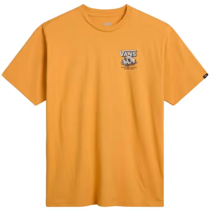 Camiseta de Manga Corta Vans Growin On para hombre en color amarillo - 1