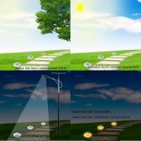 1 pieza lámpara 4 LED luz colorida luz solar al aire libre con control remoto, luz de camino solar luz de ladrillo para jardín al aire libre patio camino estanque de tierra - details 1