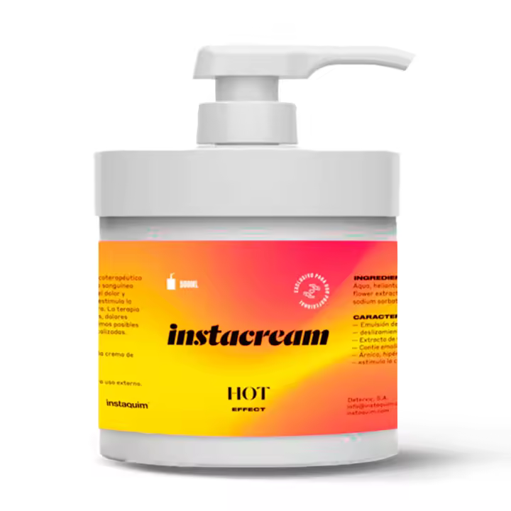 Instacream Hot | Crema Efecto Calor para Recuperación Muscular y Masaje | 500 ml - 1