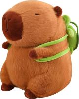 EasySpeed Peluche de Capybara, Peluche de Capibara para niños, Carpincho con Mochila de Tortuga, Peluche de Kapibara de Regalo para niñas y niños (27 cm, 37cm, 55cm) - details 1
