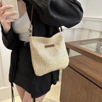 Bolso De Hombro De Paja Para Mujer Moda Verano Bolso Bandolera De Playa Vacaciones Compras Bolsos Mensajeros Para Mujer - details 12