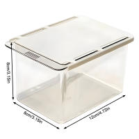 Caja De Almacenamiento Transparente Para Baño Con Cajón Estilo Armario De Espejo Caja Bajo El Espejo Para Algodón Maquillaje - details 6