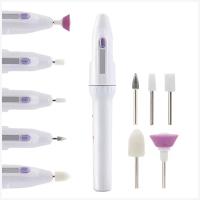 Juego de mini limas eléctricas profesionales de manicura y pedicura 5 en 1 - details 3