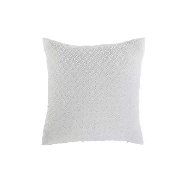 Cojín Home ESPRIT Blanco 45 x 45 x 45 cm - 1